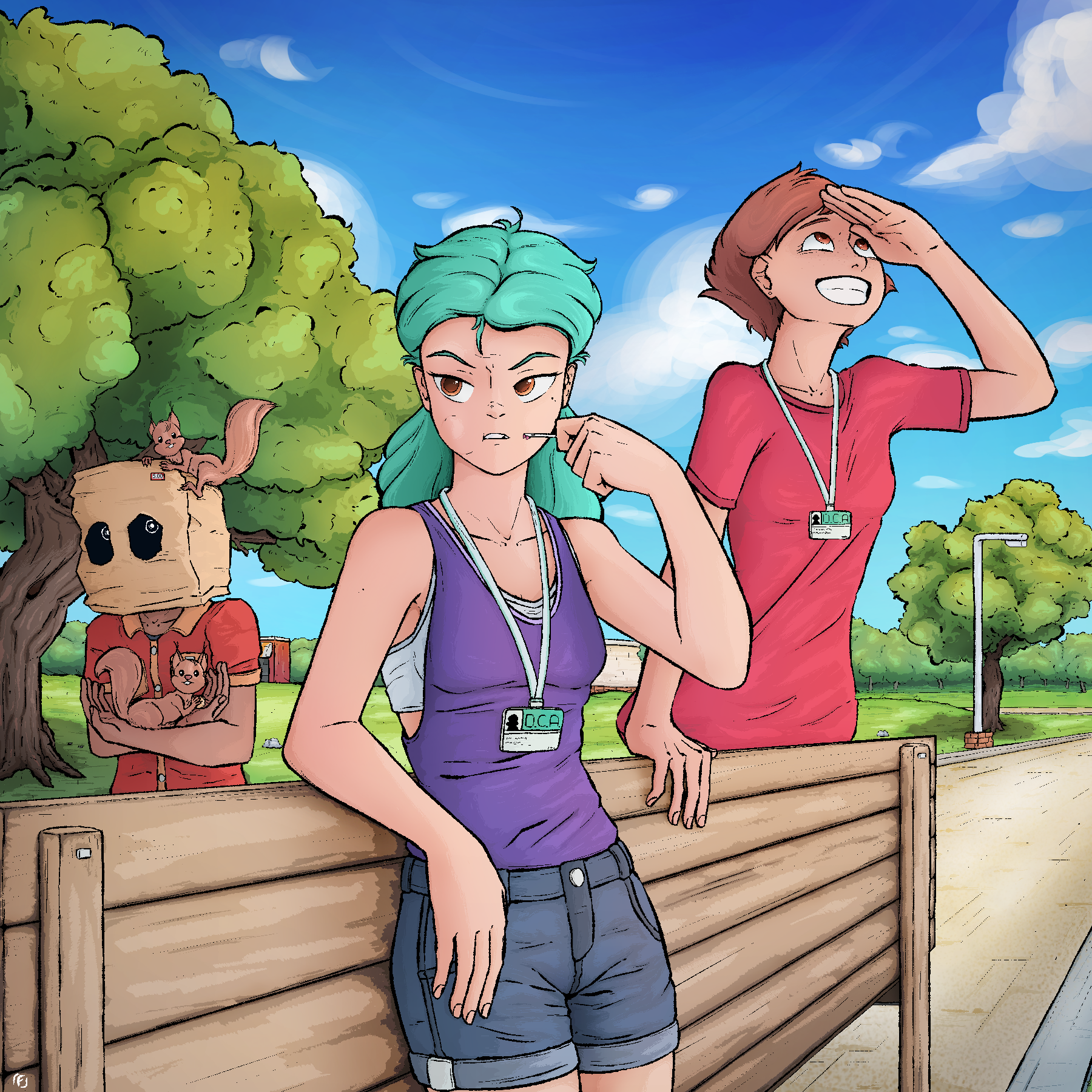 Kiwi, Sophia and Vinícius